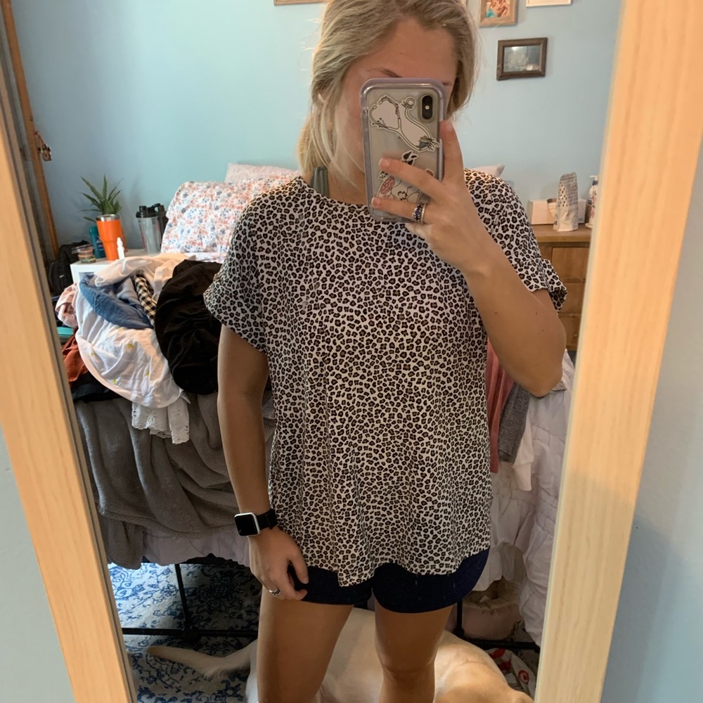 Cheetah print top